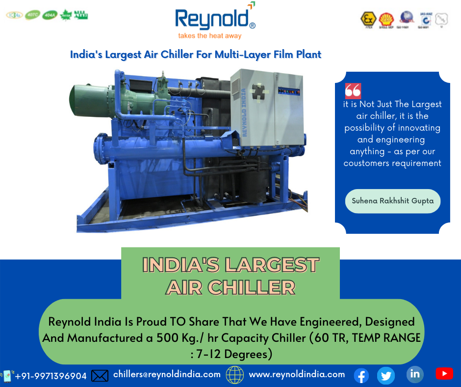 Benefits of Screw Chiller with Falling Film Technology