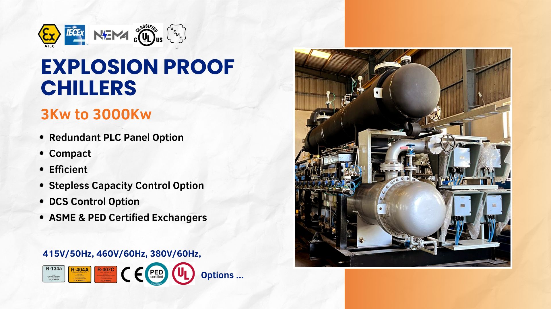 ATEX Certified - Industrial Process Chiller